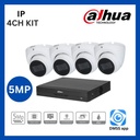 Dahua 5MP Network Camera Eyeball 2.8mm 4CH CCTV kit